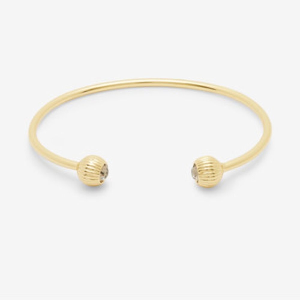 Ted Baker London Adelia Plisse Swarovski Crystal Ball Ultrafine Cuff Ban…